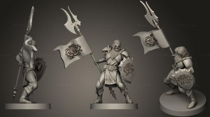 Figurines heroes, monsters and demons (Sword amp Sorcery51, STKM_1280) 3D models for cnc